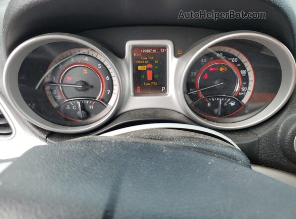 3C4PDCAB6HT516169 2017 DODGE JOURNEY Black Instrument cluster view
