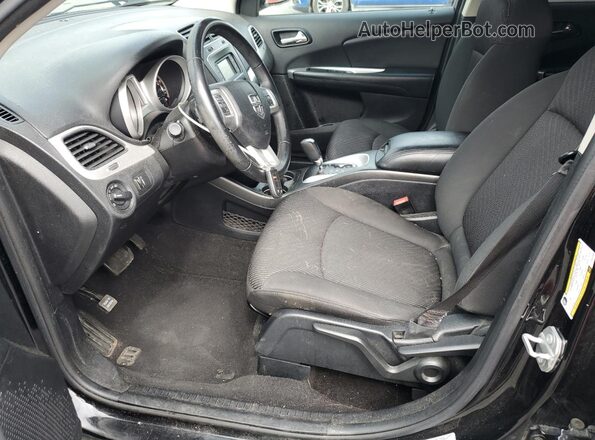3C4PDCAB6HT516169 2017 DODGE JOURNEY Black Front interior view