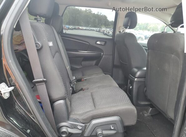3C4PDCAB6HT516169 2017 DODGE JOURNEY Black Rear interior view