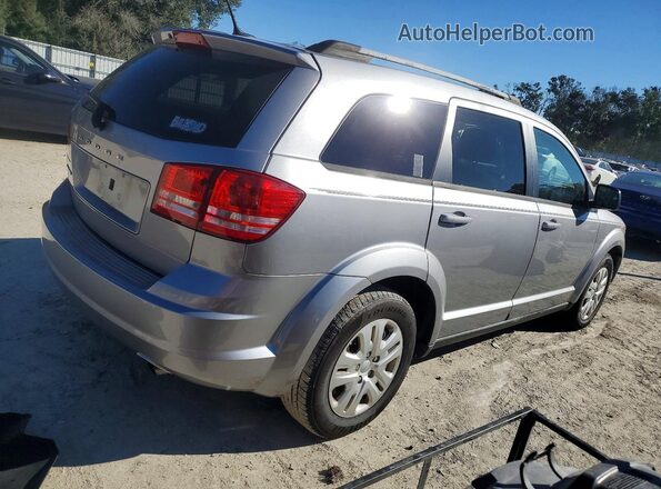 3C4PDCAB6HT564366 2017 DODGE JOURNEY Silver Rear right