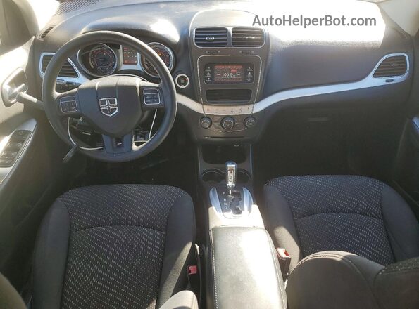 3C4PDCAB6HT564366 2017 DODGE JOURNEY Silver Dashboard view