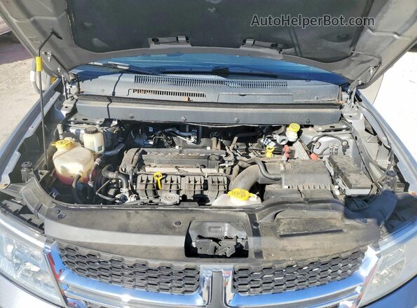 3C4PDCAB6HT564366 2017 DODGE JOURNEY Silver Engine compartment view