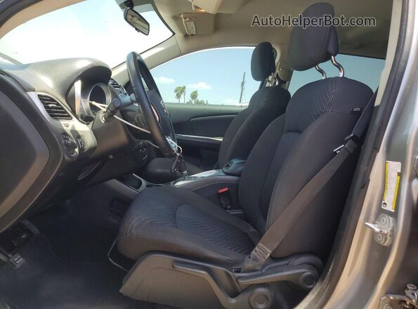 3C4PDCAB6JT196020 2018 DODGE JOURNEY Gray Front interior view