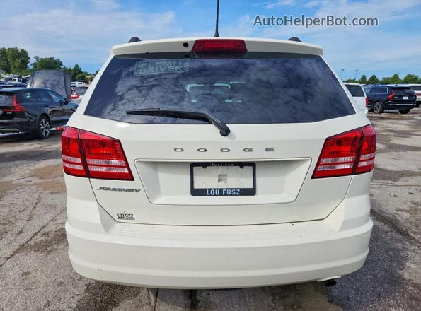3C4PDCAB6JT275266 2018 DODGE JOURNEY White Вид ззаду