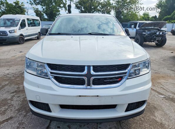 3C4PDCAB6JT275266 2018 DODGE JOURNEY White Вид спереду