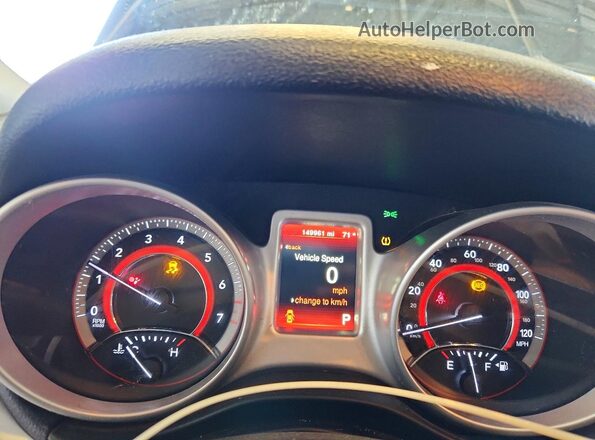 3C4PDCAB6JT427479 2018 DODGE JOURNEY Black Vista del cuadro de instrumentos