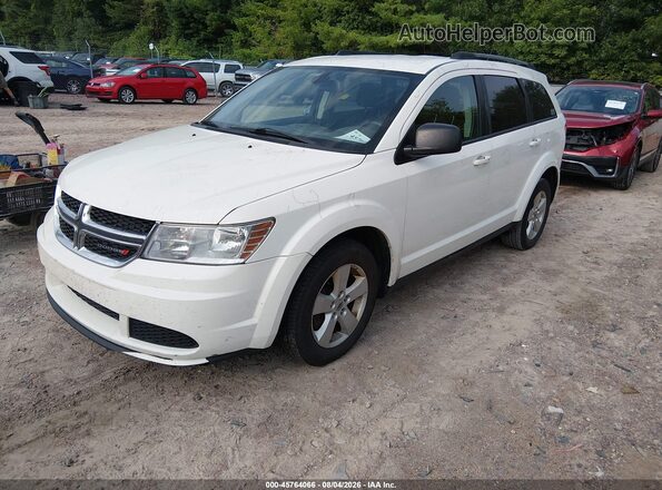 3C4PDCAB6JT439423 2018 DODGE JOURNEY White Front left