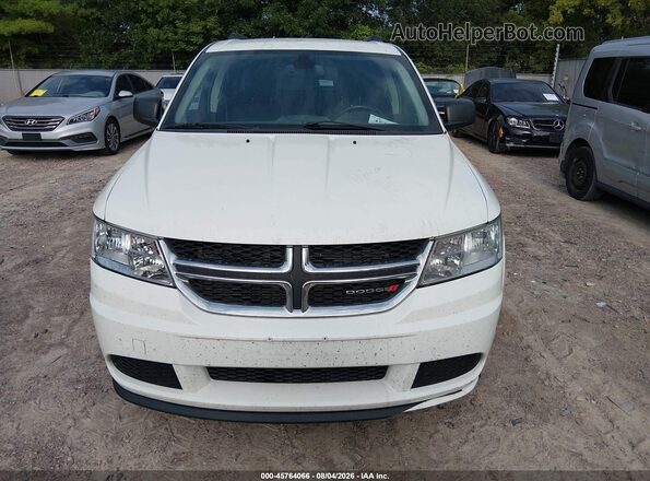 3C4PDCAB6JT439423 2018 DODGE JOURNEY White Instrument cluster view