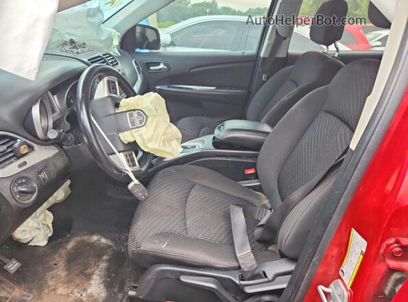 3C4PDCAB6JT444654 2018 DODGE JOURNEY Red წინა სალონის ხედი