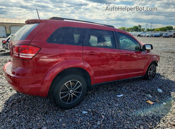 3C4PDCAB6JT444654 2018 DODGE JOURNEY Red უკანა მარჯვენა