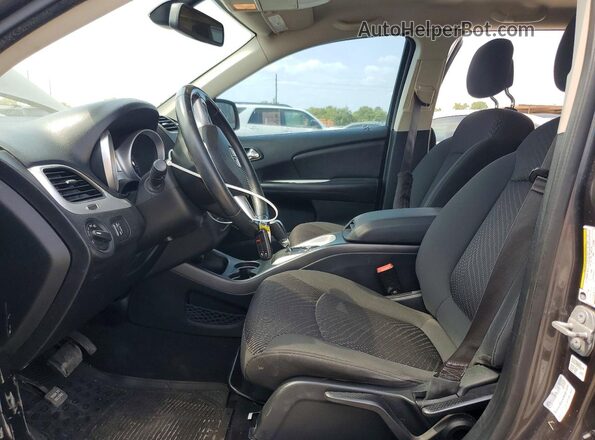 3C4PDCAB6JT506084 2018 DODGE JOURNEY Серый Вид салона спереди