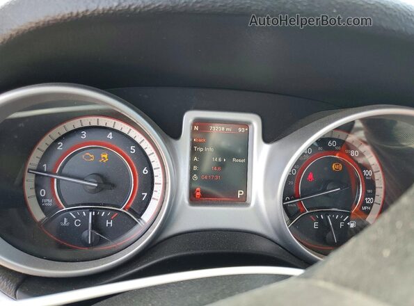 3C4PDCAB6JT506084 2018 DODGE JOURNEY Серый Вид щитка приборов