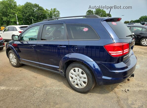 3C4PDCAB6KT747175 2019 DODGE JOURNEY Blue Rear left