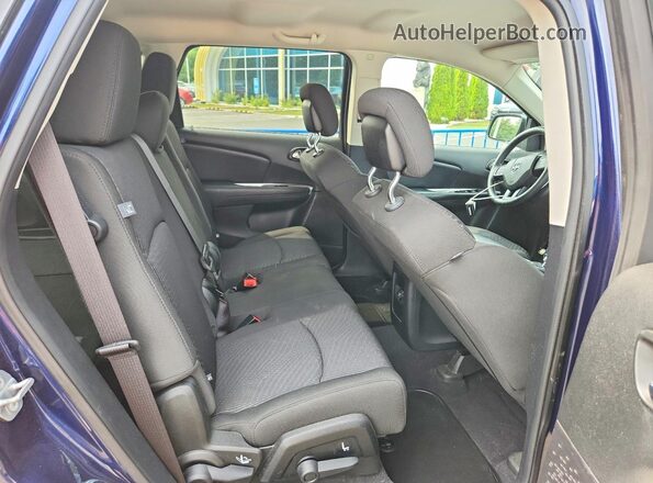 3C4PDCAB6KT747175 2019 DODGE JOURNEY Blue Rear interior view