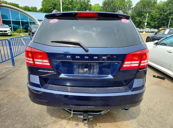3C4PDCAB6KT747175 2019 DODGE JOURNEY Blue Rear view