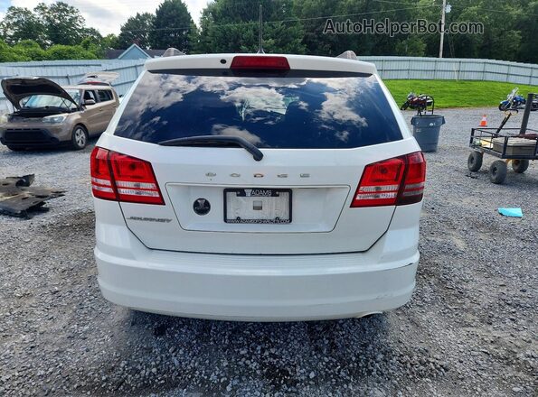 3C4PDCAB6KT751243 2019 DODGE JOURNEY White უკანა ხედი