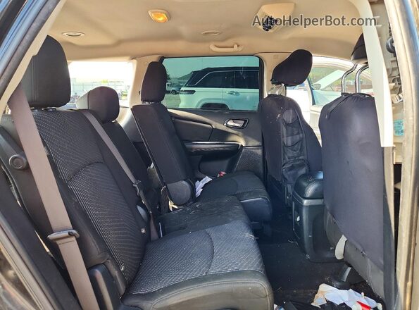 3C4PDCAB6LT202417 2020 DODGE JOURNEY Черный Вид задней части салона