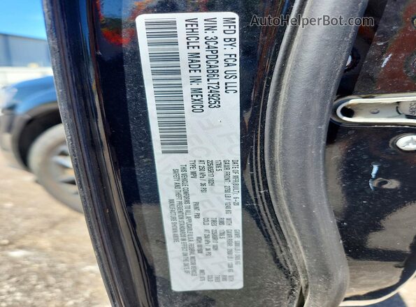 3C4PDCAB6LT249253 2020 DODGE JOURNEY Black Vista de la etiqueta del VIN
