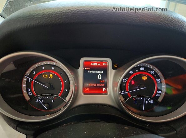 3C4PDCAB6LT270586 2020 DODGE JOURNEY Black Սարքավորումների վահանակի տեսք