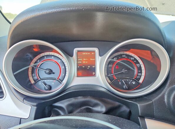 3C4PDCAB7GT222780 2016 DODGE JOURNEY Черный Вид щитка приборов