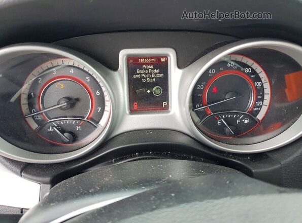 3C4PDCAB7GT238817 2016 DODGE JOURNEY Silver Vista del cuadro de instrumentos