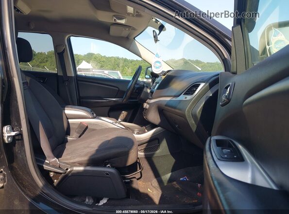 3C4PDCAB7HT568300 2017 DODGE JOURNEY Черный Вид салона спереди