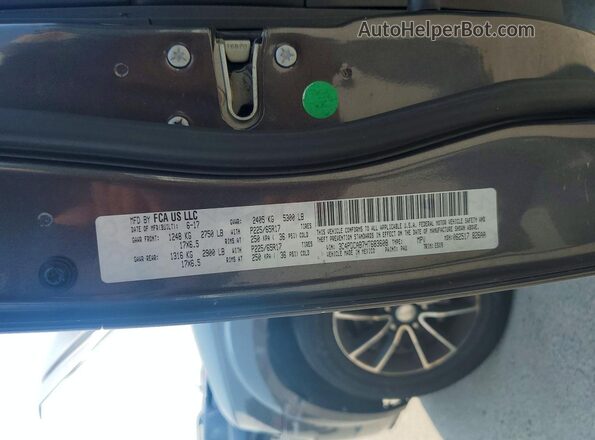 3C4PDCAB7HT683608 2017 DODGE JOURNEY Серый Вид подкапотного пространства