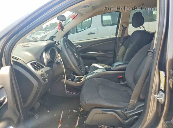 3C4PDCAB7HT683608 2017 DODGE JOURNEY Серый Вид салона спереди