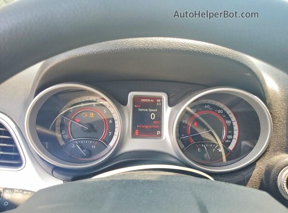 3C4PDCAB7HT683608 2017 DODGE JOURNEY Серый Вид щитка приборов