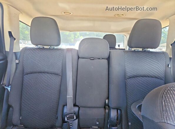 3C4PDCAB7JT156139 2018 DODGE JOURNEY Gray უკანა სავარძლების ხედი