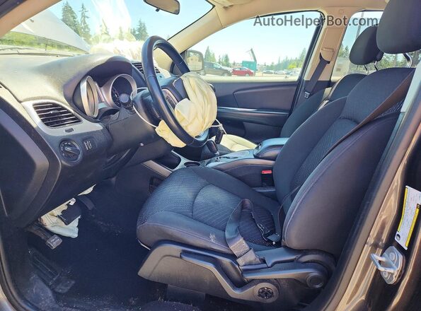 3C4PDCAB7JT236010 2018 DODGE JOURNEY Charcoal წინა სალონის ხედი