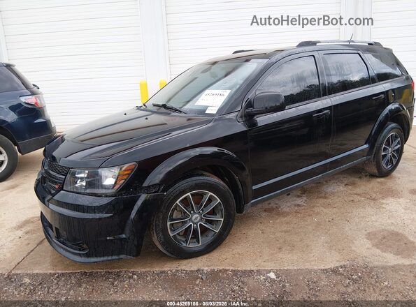 3C4PDCAB7JT344546 2018 DODGE JOURNEY Black წინა მარცხენა ხედი სამი მეოთხედიდან