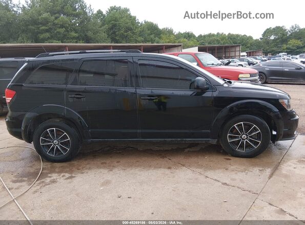 3C4PDCAB7JT344546 2018 DODGE JOURNEY Black უკანა სალონის ხედი
