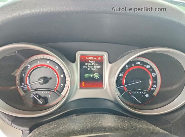 3C4PDCAB7JT347950 2018 DODGE JOURNEY Silver Widok zestawu wskaźników