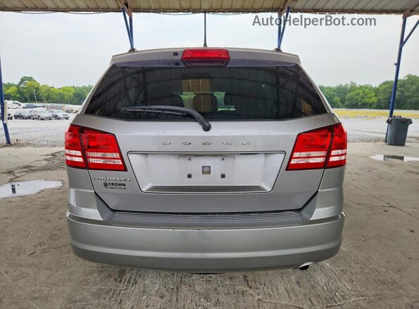 3C4PDCAB7JT347950 2018 DODGE JOURNEY Silver Widok z tyłu