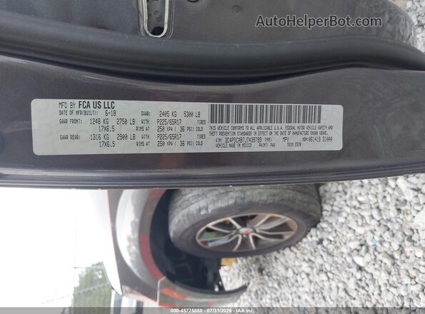 3C4PDCAB7JT439799 2018 DODGE JOURNEY Gray Engine compartment view
