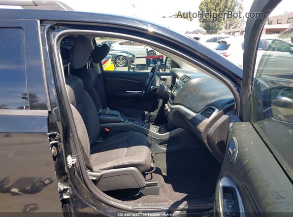 3C4PDCAB7JT509818 2018 DODGE JOURNEY Black Вид салону спереду