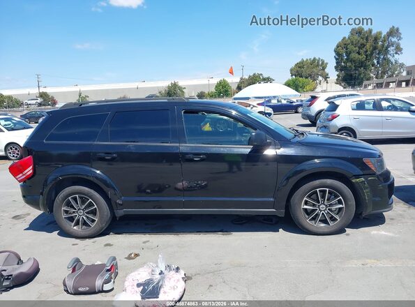 3C4PDCAB7JT509818 2018 DODGE JOURNEY Black Вид щитка приладів