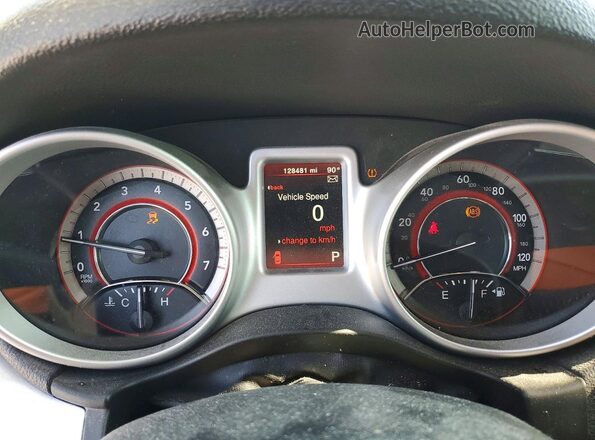 3C4PDCAB7JT521578 2018 DODGE JOURNEY Gray Instrument cluster view