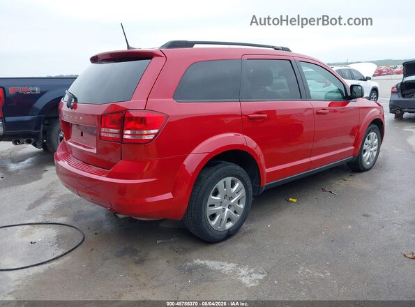3C4PDCAB7LT226368 2020 DODGE JOURNEY Red Задня права чверть