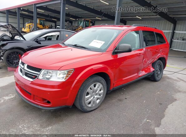 3C4PDCAB7LT226368 2020 DODGE JOURNEY Red Передня ліва чверть