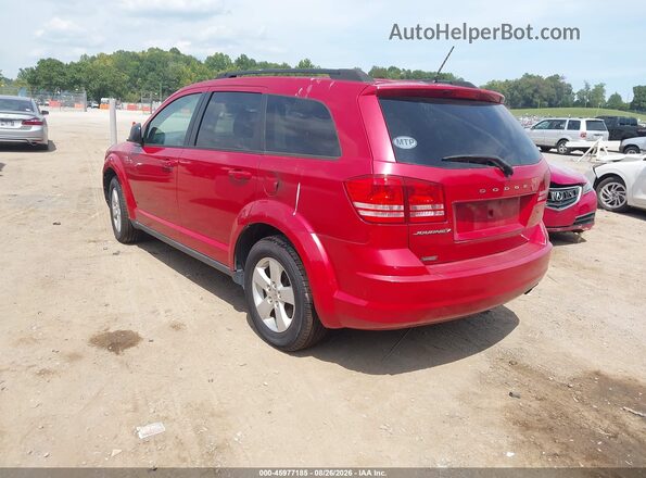 3C4PDCAB8GT187067 2016 DODGE JOURNEY Red Tył lewy