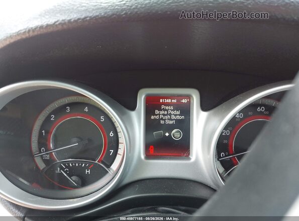 3C4PDCAB8GT187067 2016 DODGE JOURNEY Red Widok tylnych siedzeń
