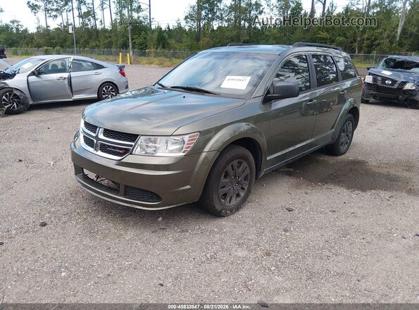 3C4PDCAB8GT194729 2016 DODGE JOURNEY Green Vista tres cuartos delantera izquierda