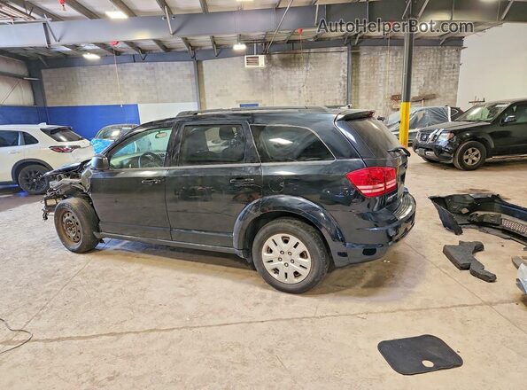 3C4PDCAB8HT563851 2017 DODGE JOURNEY Black Задня ліва чверть