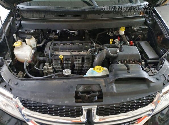3C4PDCAB8HT638497 2017 DODGE JOURNEY Black ძრავის განყოფილების ხედი