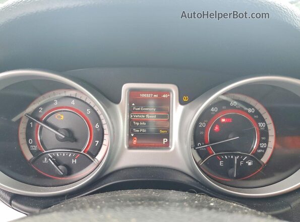 3C4PDCAB8HT638497 2017 DODGE JOURNEY Black ხელსაწყოთა პანელის ხედი