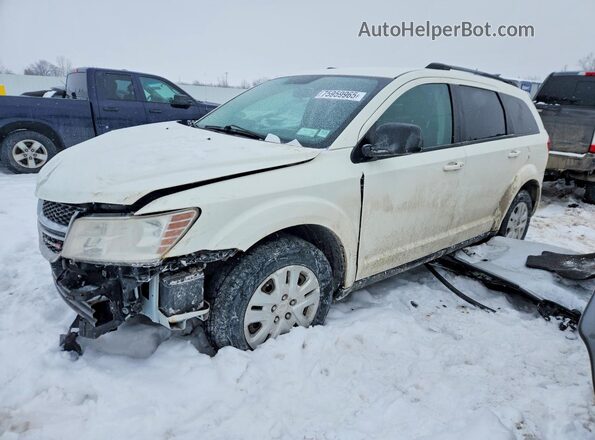 3C4PDCAB8HT676618 2017 DODGE JOURNEY Белый Задняя левая четверть