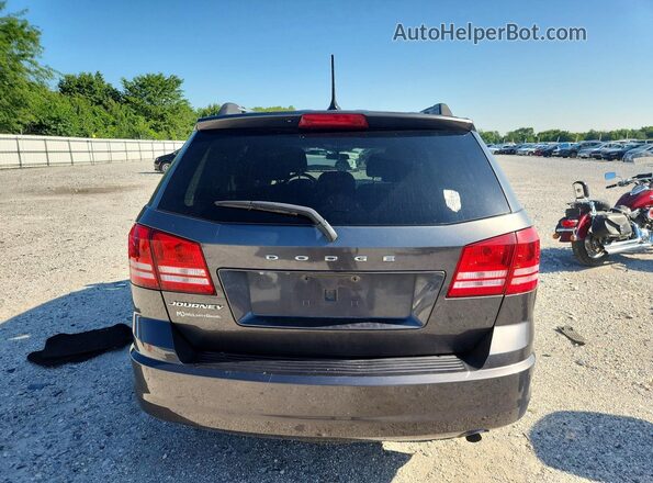 3C4PDCAB8JT288357 2018 DODGE JOURNEY Gray Вид ззаду