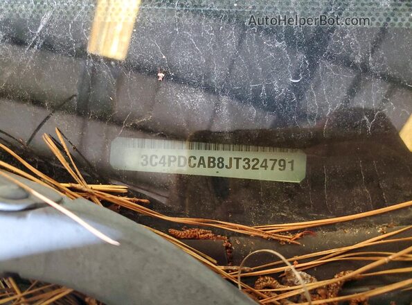3C4PDCAB8JT324791 2018 DODGE JOURNEY White VIN sticker view